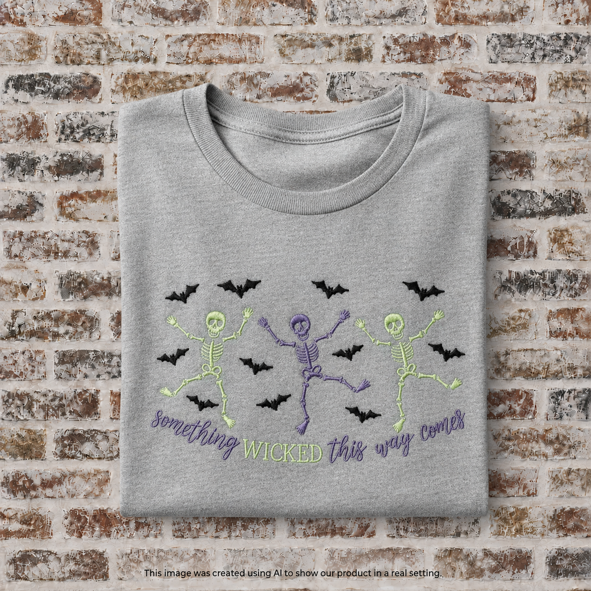 Something Wicked Dancing Skeletons with Bats