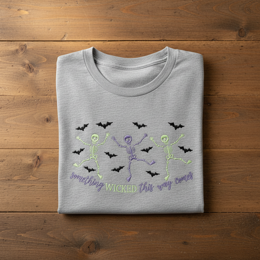 Something Wicked Dancing Skeletons with Bats