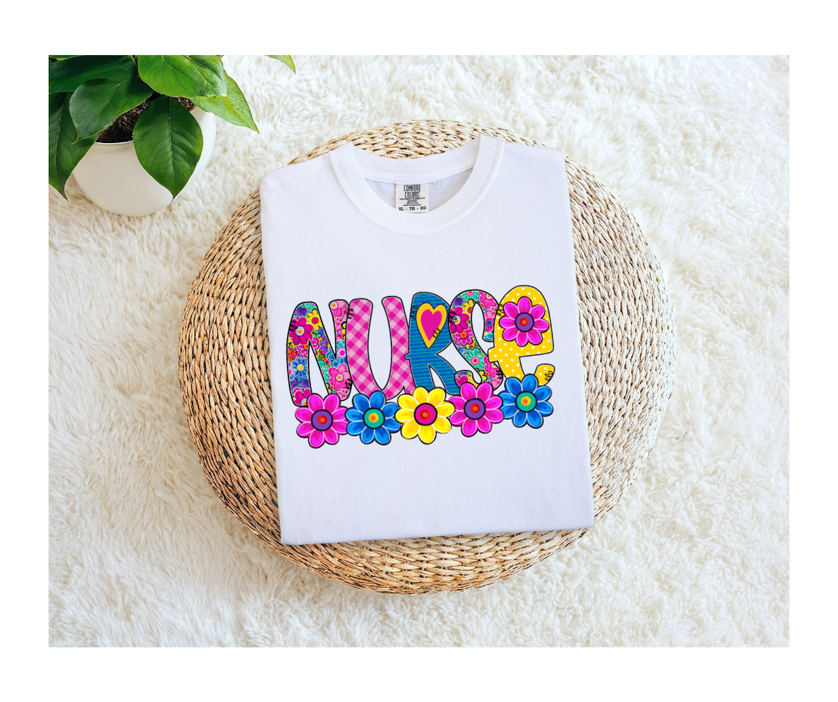 Nurse Bright Floral