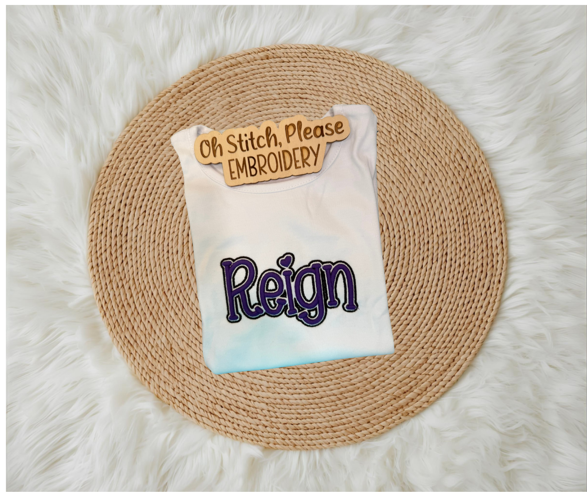 Reign | Puff Embroidery