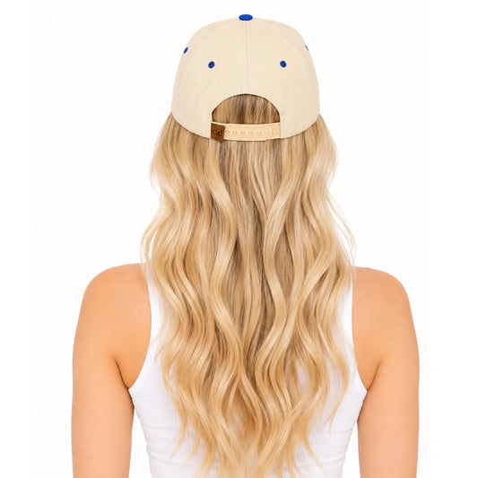 C.C Two Tone Canvas Trucker Hat Baseball Cap (Black Rim)
