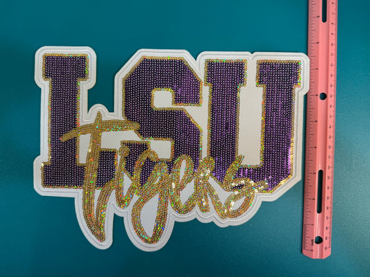 LSU Tigers Sequin Patch