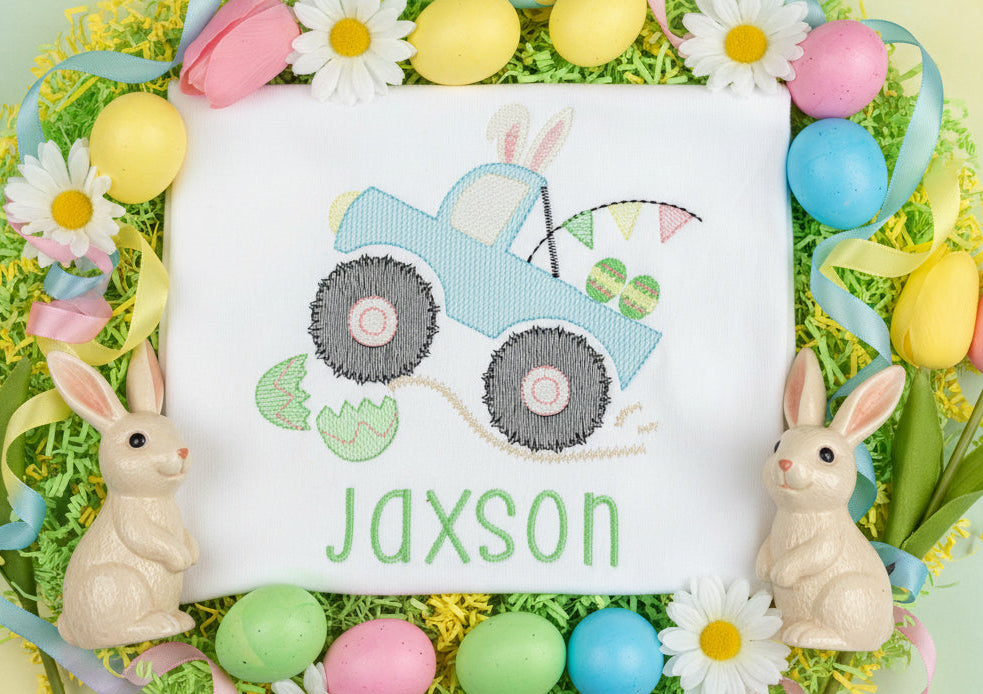 Easter Monster Truck Crushing Eggs