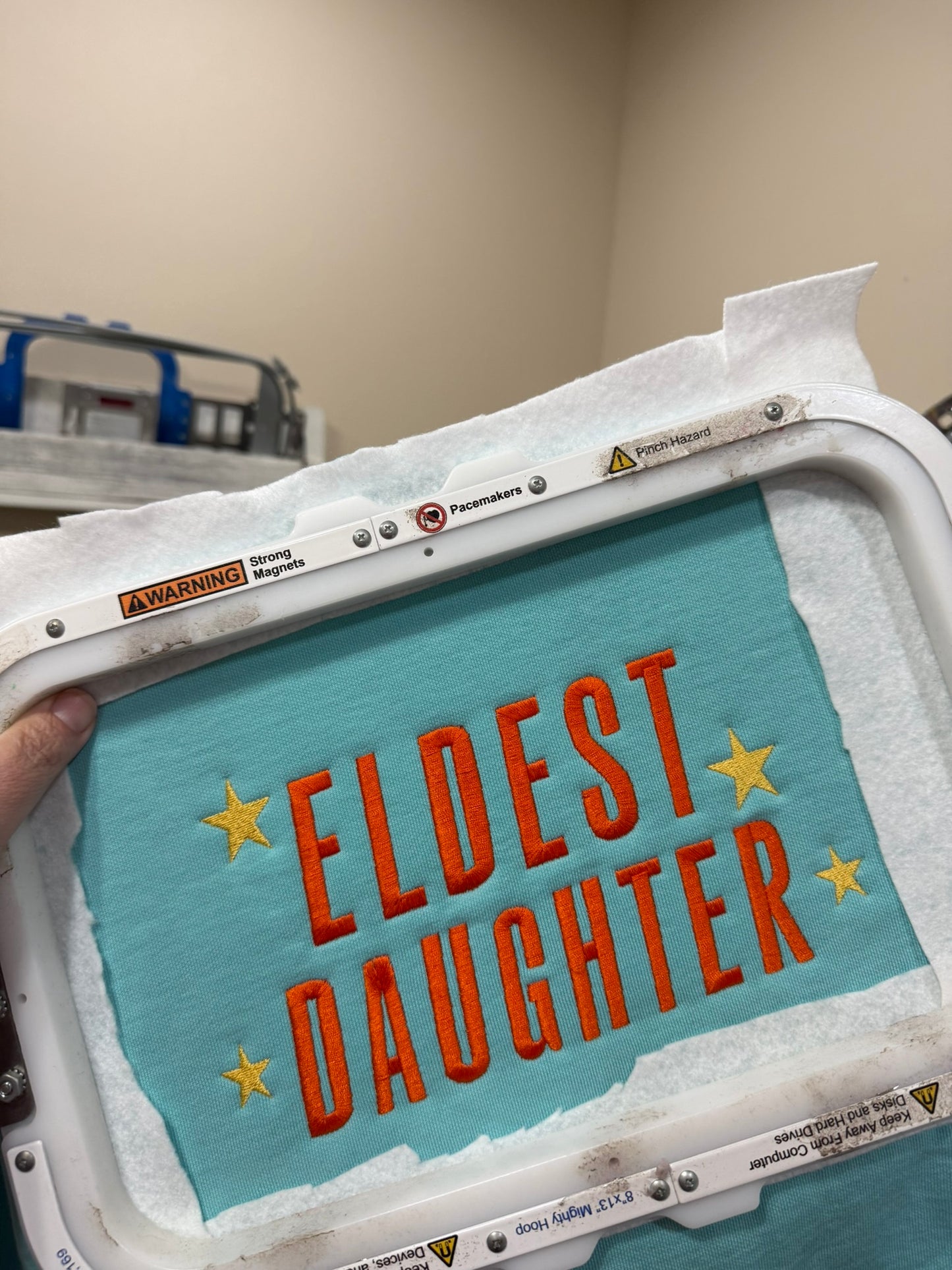 Eldest Daughter Embroidered Shirt or Sweatshirt