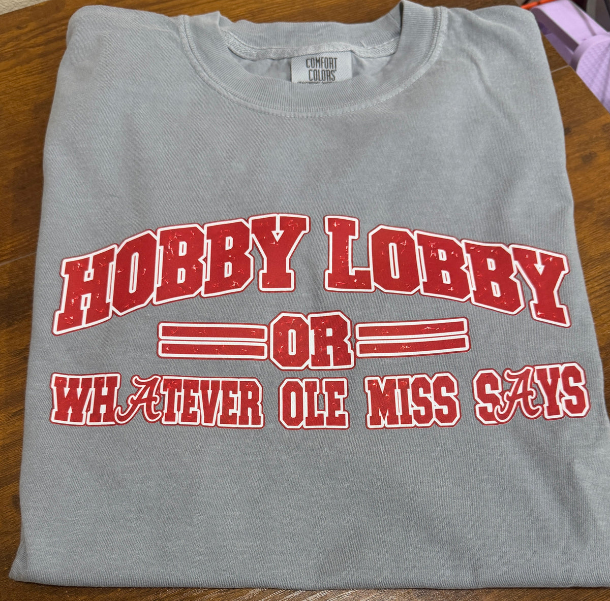 AL Hobby Lobby or Whatever Ole Miss Says