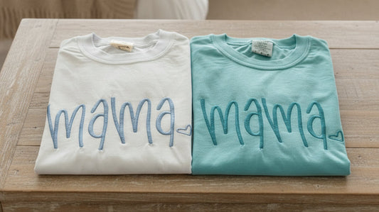 RTG | Hand Lettered Mama Darker Blue Color