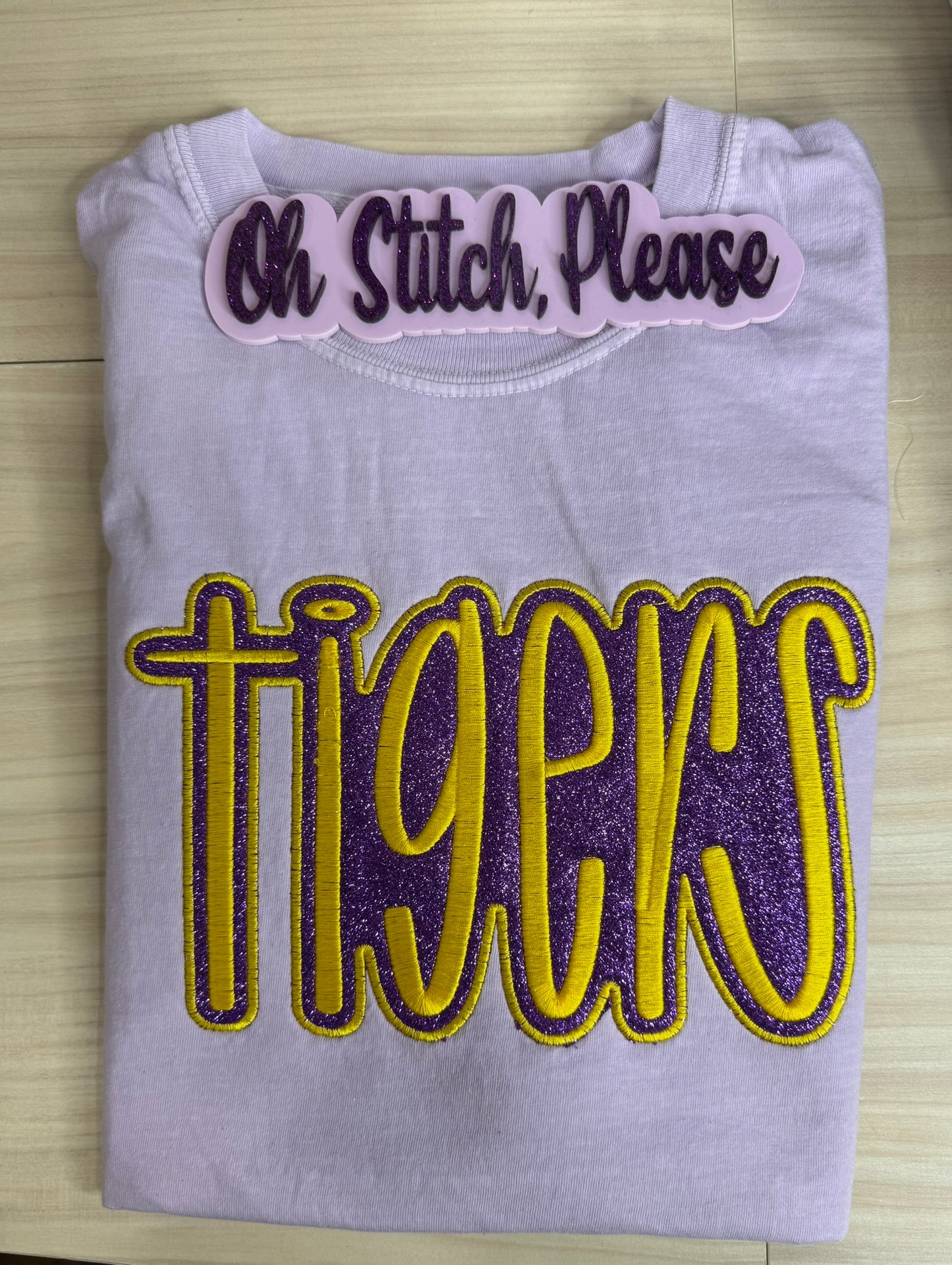 RTG | Tigers Glitter applique (Large)