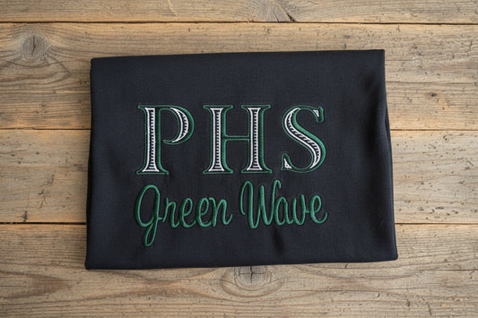 Ponchatoula High School Embroidered Two-Tone Shirt