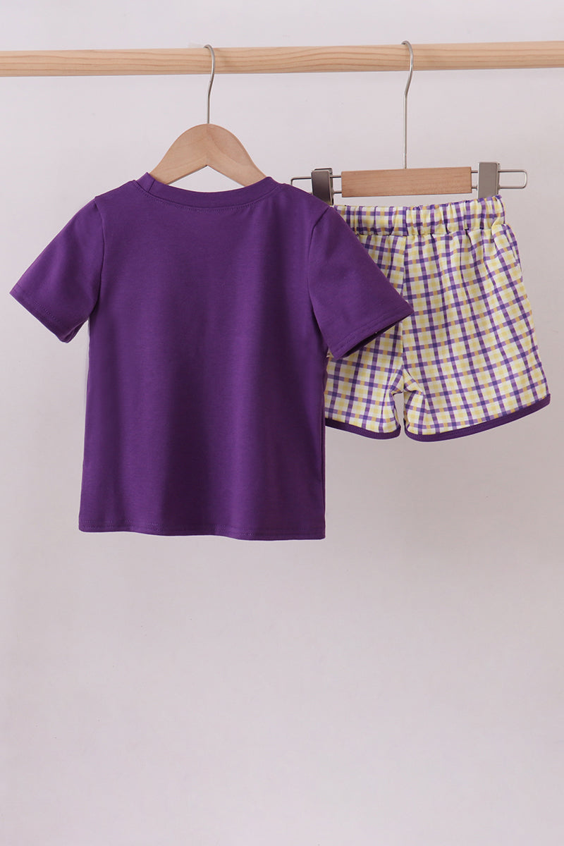 RTG | Geaux Smocked Shorts Set with Tiger