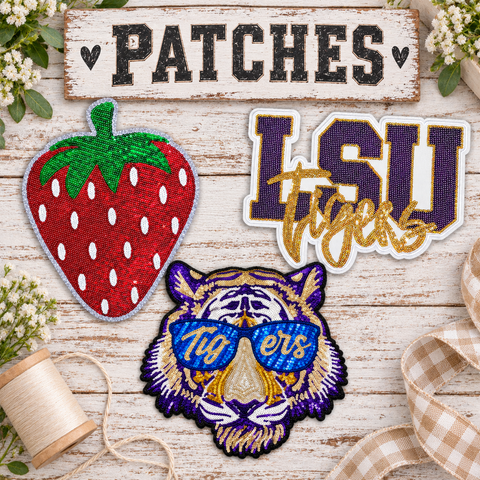 Sequin Patches, Stickers & Spangles