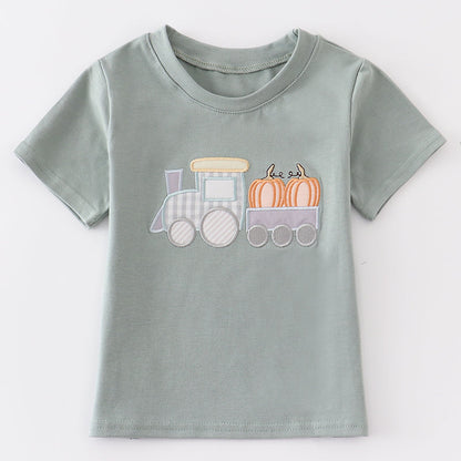 RTG | Pumpkin Train Green Shirt