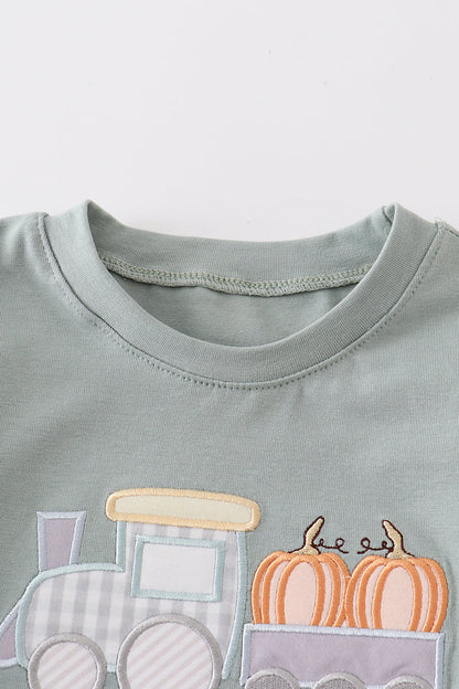 RTG | Pumpkin Train Green Shirt