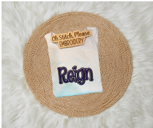 Reign | Puff Embroidery