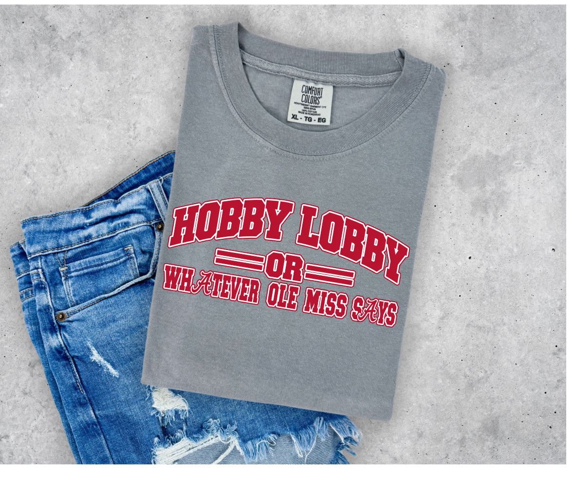 AL Hobby Lobby or Whatever Ole Miss Says