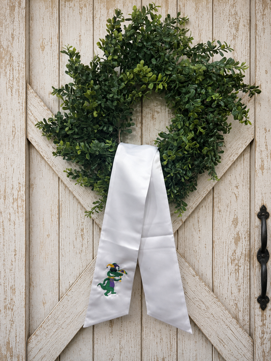 RTG | MG Wreath Sash Gator with Umbrella