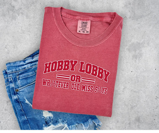 AL Hobby Lobby or Whatever Ole Miss Says