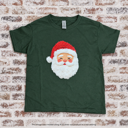 RTG | Santa Face W/Faux Fluff Beard {Gildan YXS}
