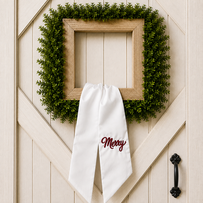 Wreath Sash | Merry in Puff