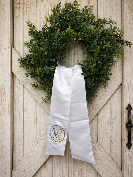 RTG | MG Wreath Sash Circle Bead Frame