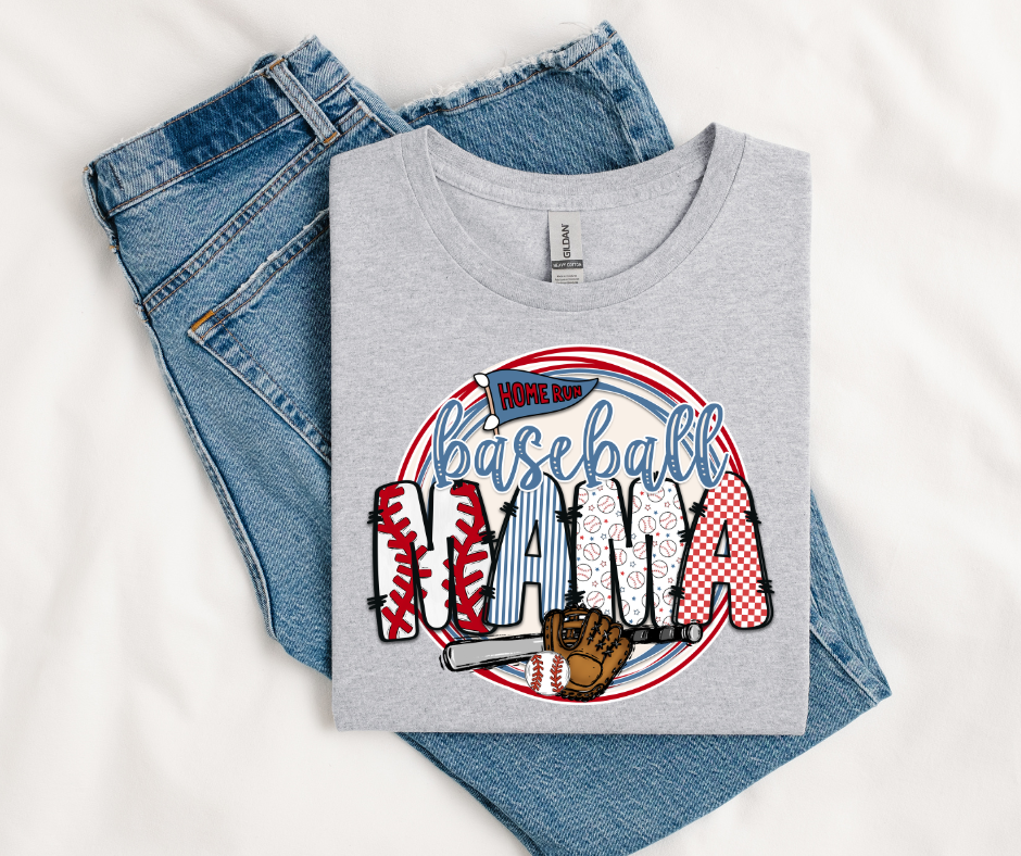 Baseball Mama Circle