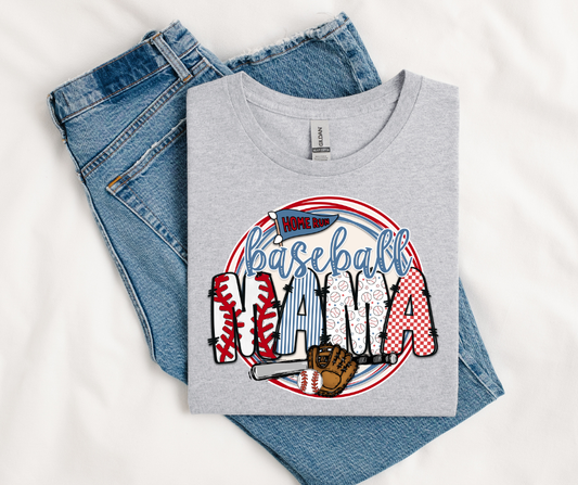 Baseball Mama Circle