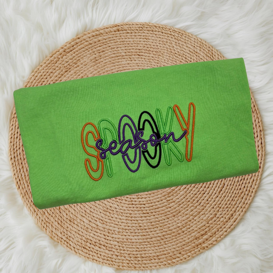 Spooky Season with Puff Embroidery