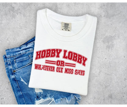 AL Hobby Lobby or Whatever Ole Miss Says
