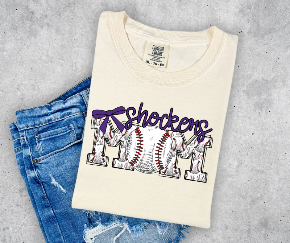 Shockers Mom w/Baseball