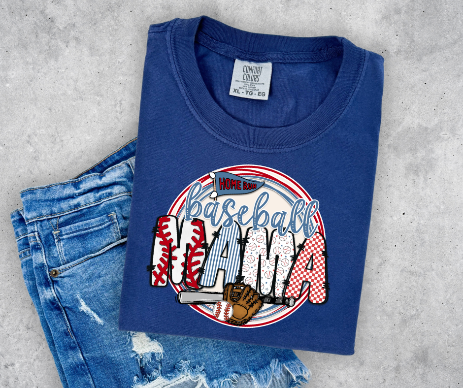 Baseball Mama Circle