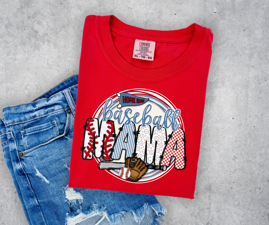 Baseball Mama Circle