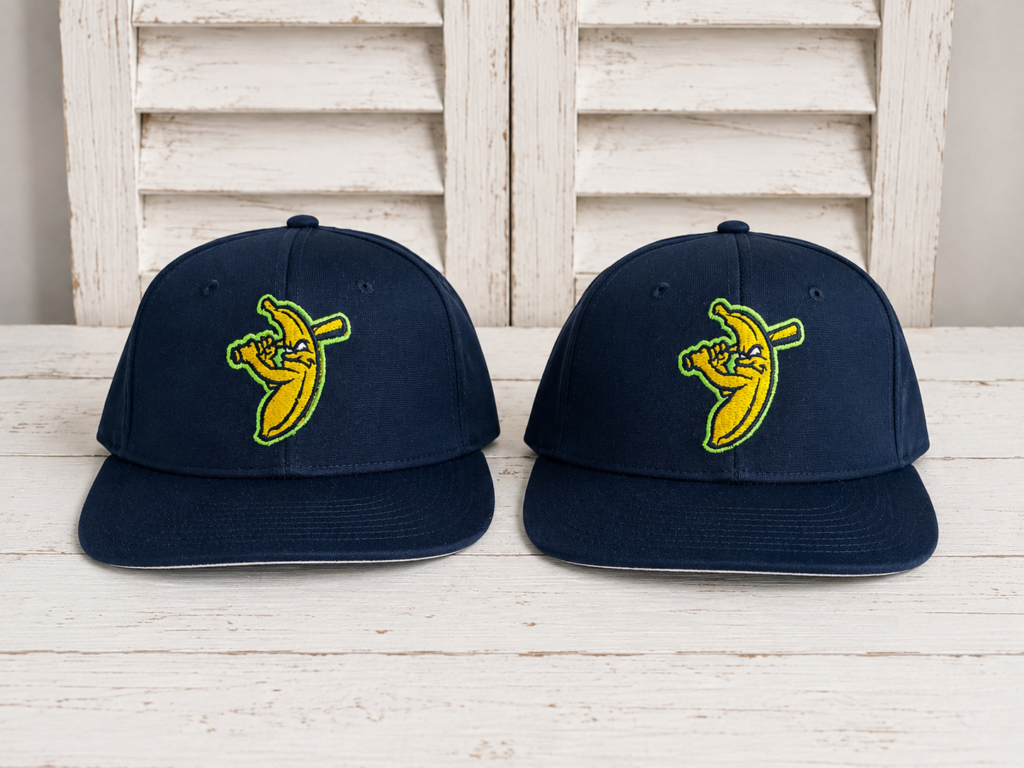 S.B Hat Embroidered with Angry Banana Swinging a Bat