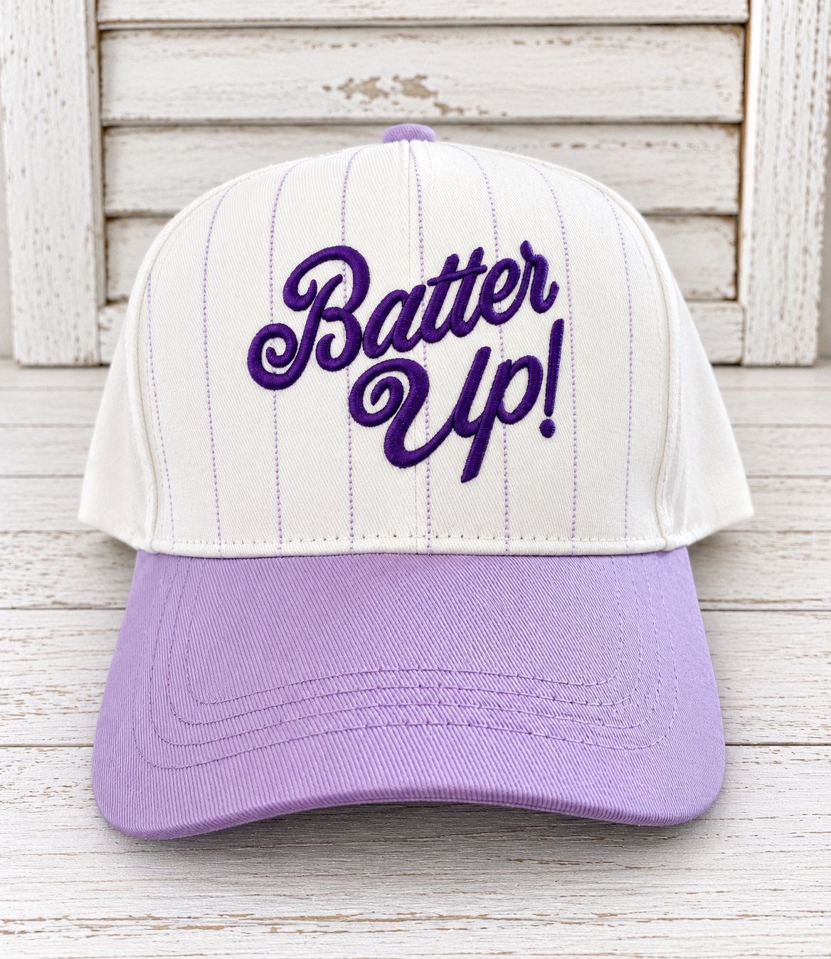 Hat | Batter Up {Puff Embroidery}