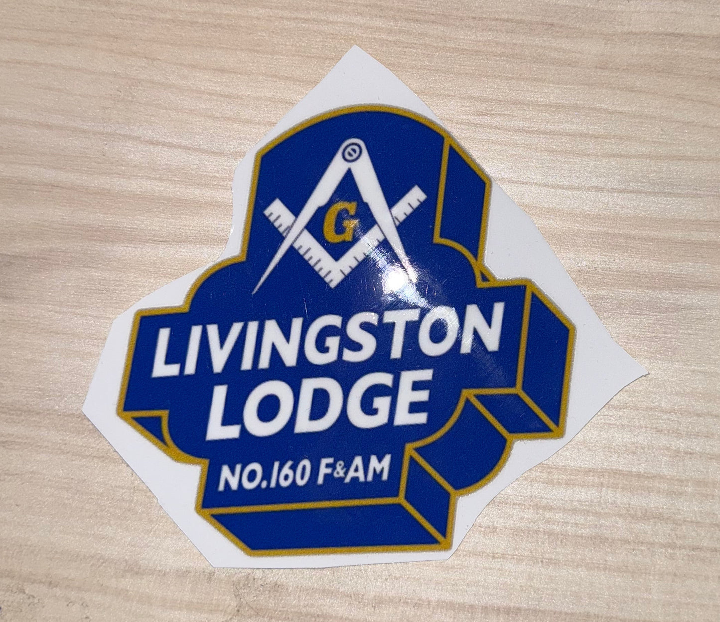 Masonic Lodge Emblem Sticker