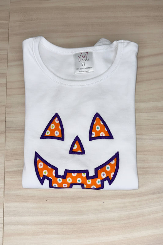 RTG | Jack O Lantern Applique Face {5T)