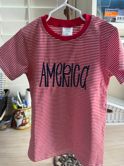 RTG | America Striped Shirt 5T
