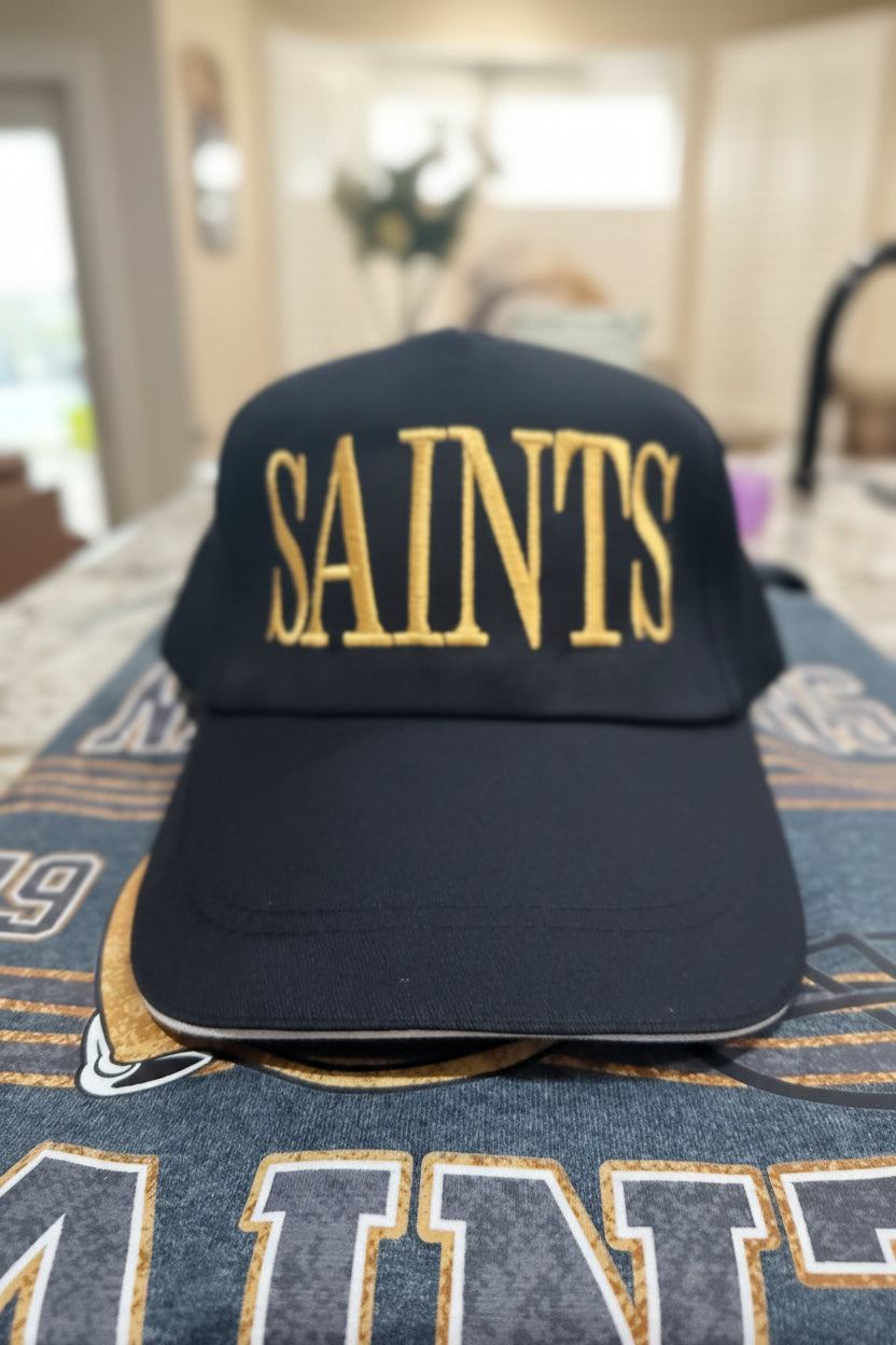 Hat Embroidered with SAINTS