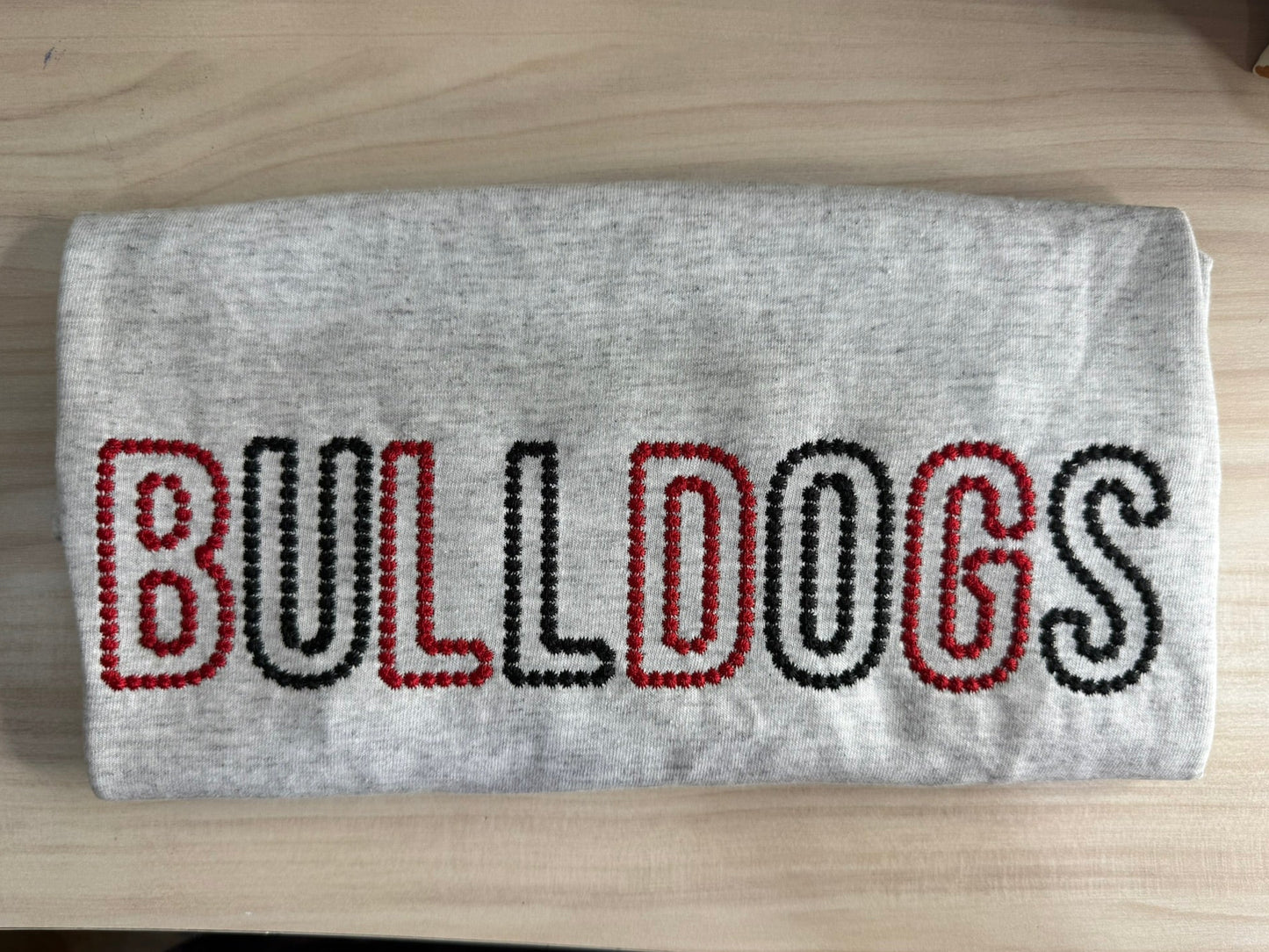 RTG | Bulldogs Outline Embroidered Shirt (Adult Small)