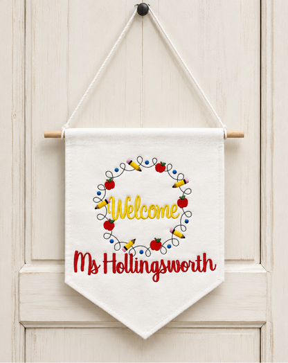 Teacher Banner Welcome Sign