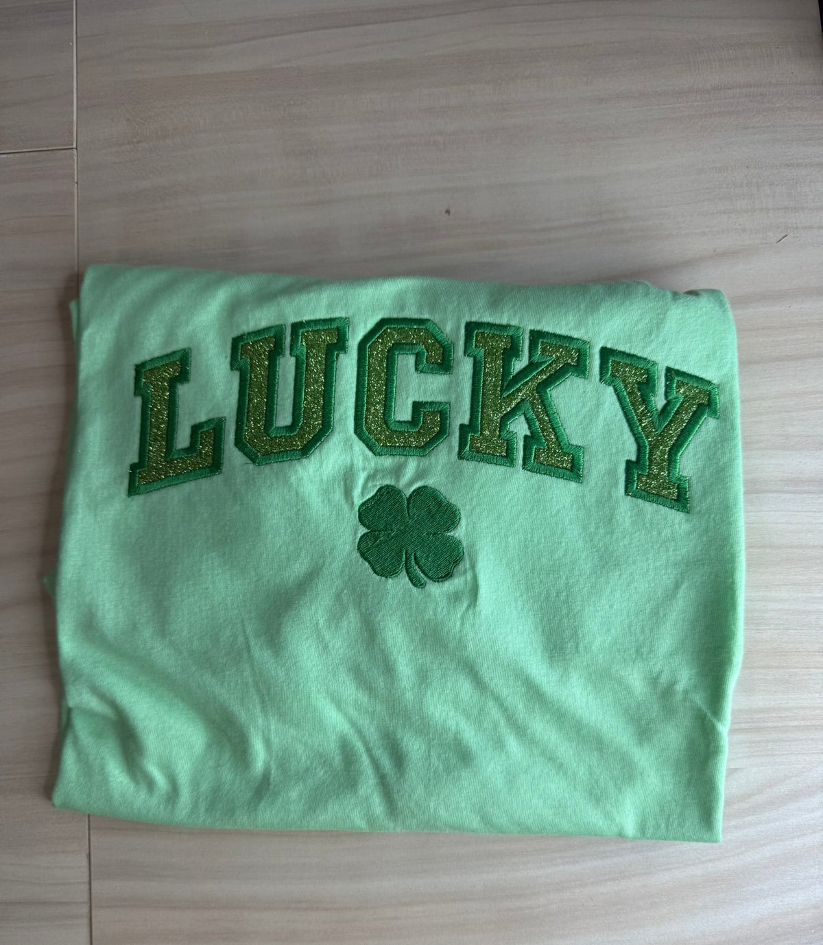 RTG | Lucky Glitter Applique (Gildan Softstyle Large)