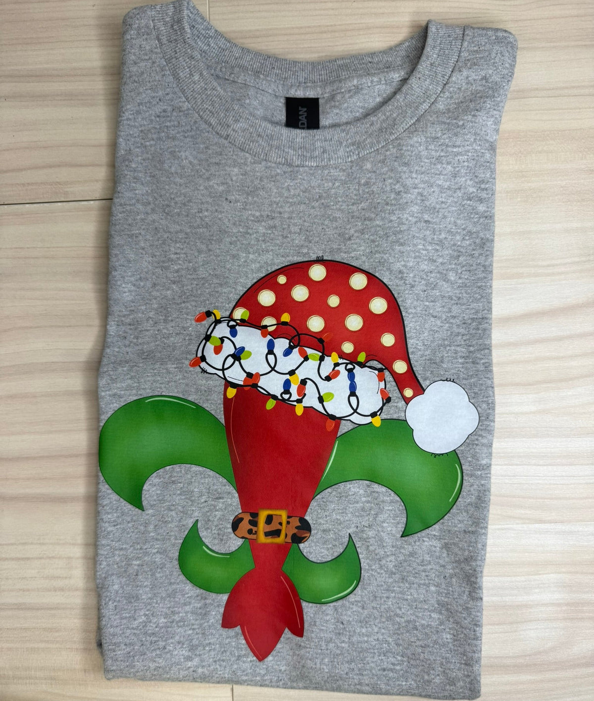 RTG | Fleur De Lis Santa Hat {Gildan YM}