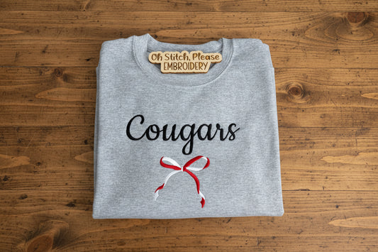 Cougars With Two-Toned Bow