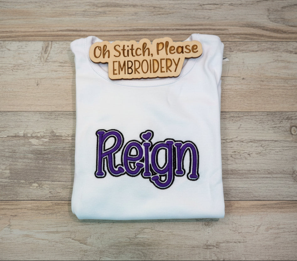Reign | Puff Embroidery