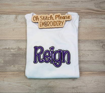 Reign | Puff Embroidery