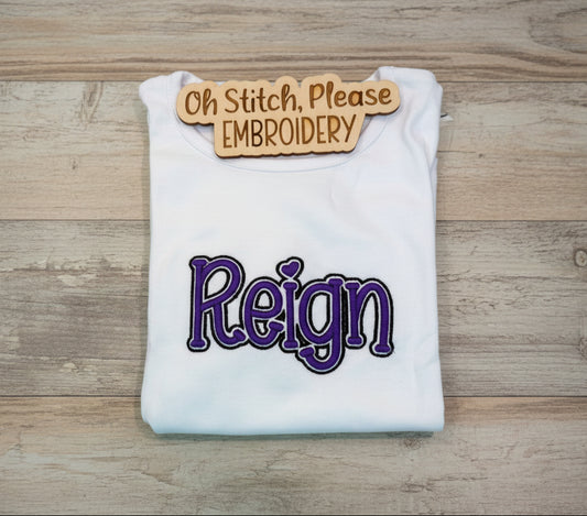 Reign | Puff Embroidery
