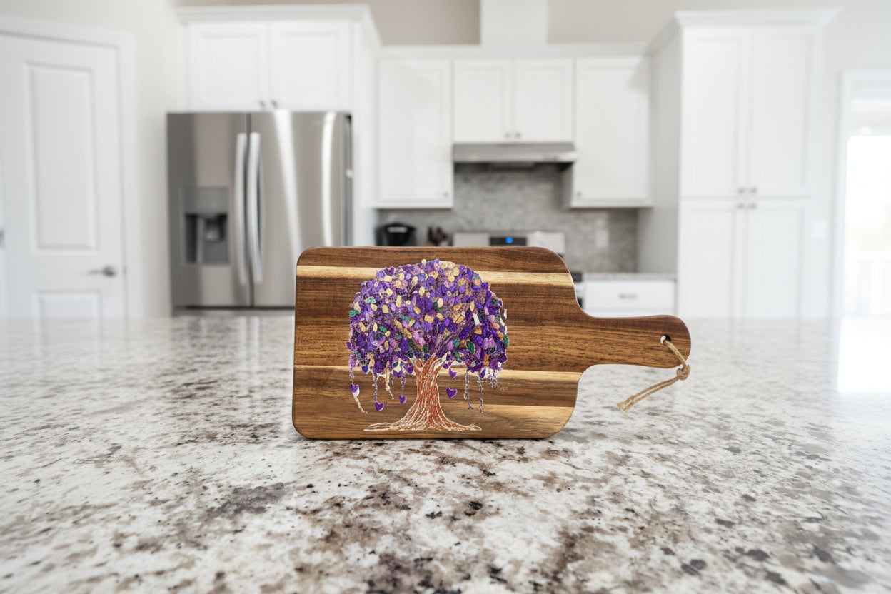Cutting Board | Mardi Gras Design