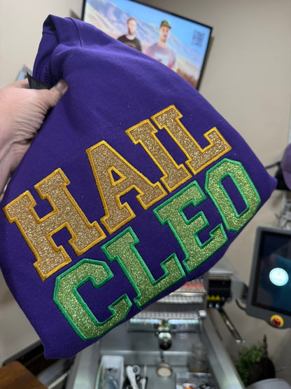 Mardi Gras | Hail Cleo Glitter Applique