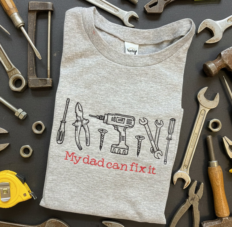 RTG | Dad Can Fix It t-shirt size 14-16 -runs small (Ready to Ship or Pickup)
