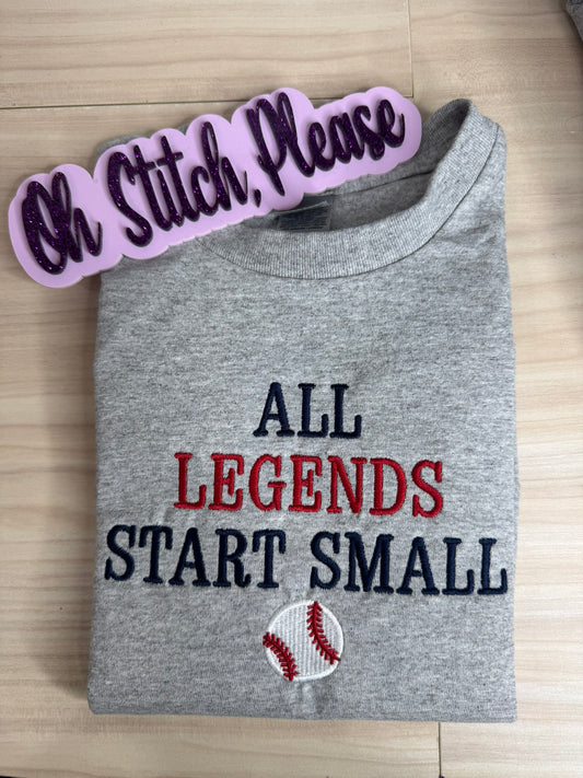 Baseball | All Legends Start Small