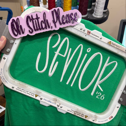 RTG | Senior Large Letter Embroidered T-shirt