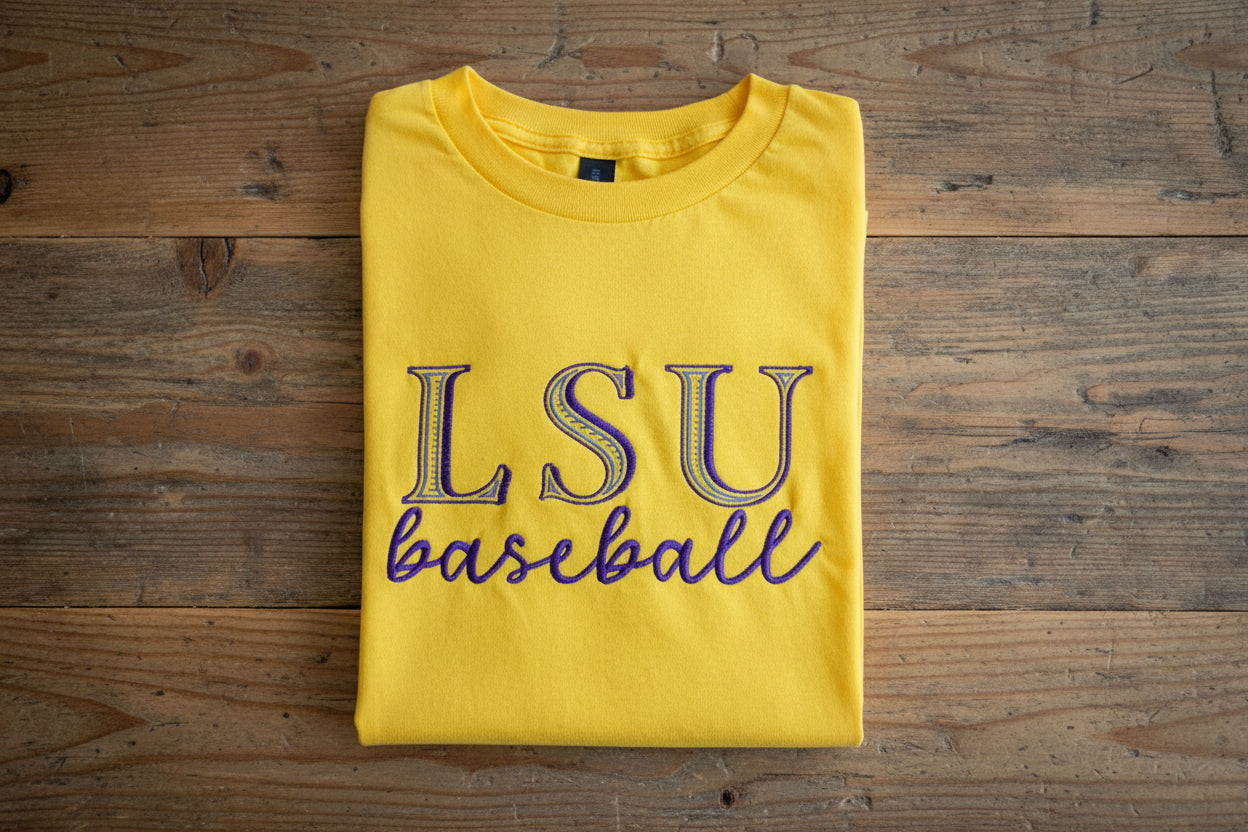 LSU Baseball {Cambridge Font & Script}